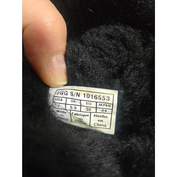 UGG Bailey Button Bling Women's Size 7 Black Boots - Picture 7 of 7